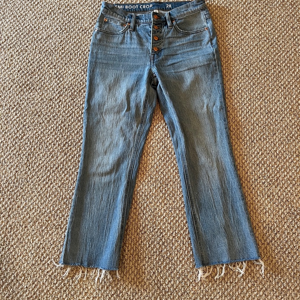 J. Crew Women's Boot Cut Jeans - Classic Blue